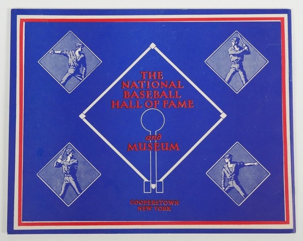 1949 BASEBALL HALL OF FAME BOOKLETProvenance: