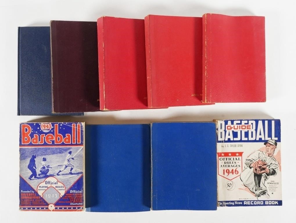 1940S BASEBALL RECORD BOOKS 9 1943 30c09a