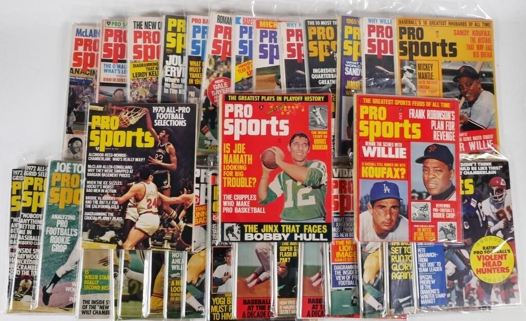  35 PRO SPORTS MAGAZINE 1960S 70S35 30c0a1