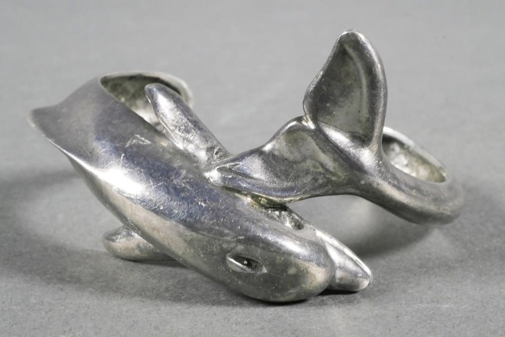 MEXICAN STERLING SILVER DOLPHIN 30c0ab
