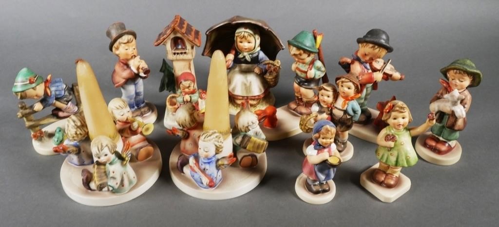 HUMMEL GOEBEL (12) FIGURINES LOTMarks