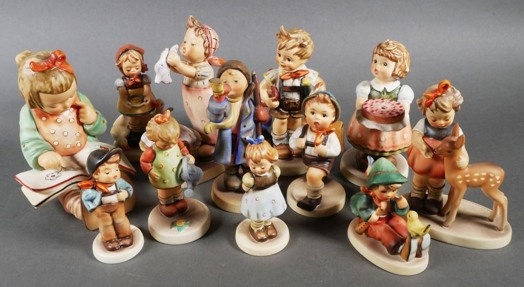 HUMMEL GOEBEL (12) FIGURINES LOTMarks