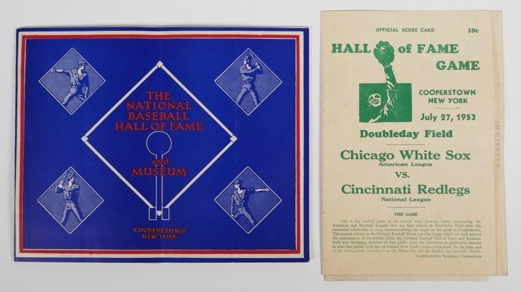 1953 HALL OF FAME BASEBALL GAME