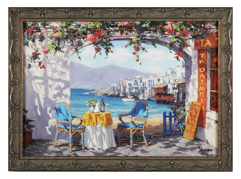 VIKTOR SHVAIKO, MYKONOS GICLEEGiclee