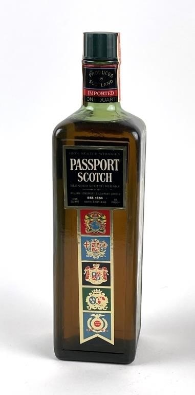 SEALED BOTTLE PASSPORT SCOTCH WHISKYVintage 30c13a