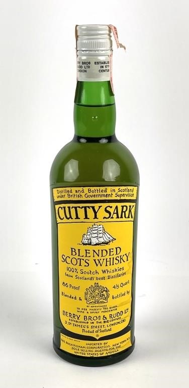 SEALED BOTTLE CUTTY SARK SCOTCH