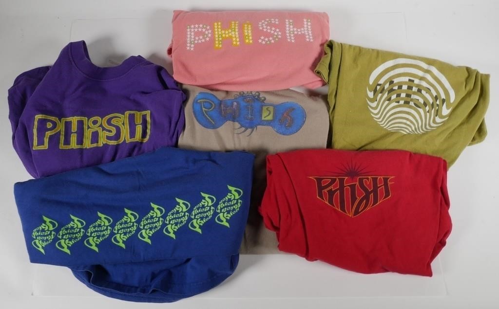 PHISH BAND T SHIRTS 6 XLSix 30c140