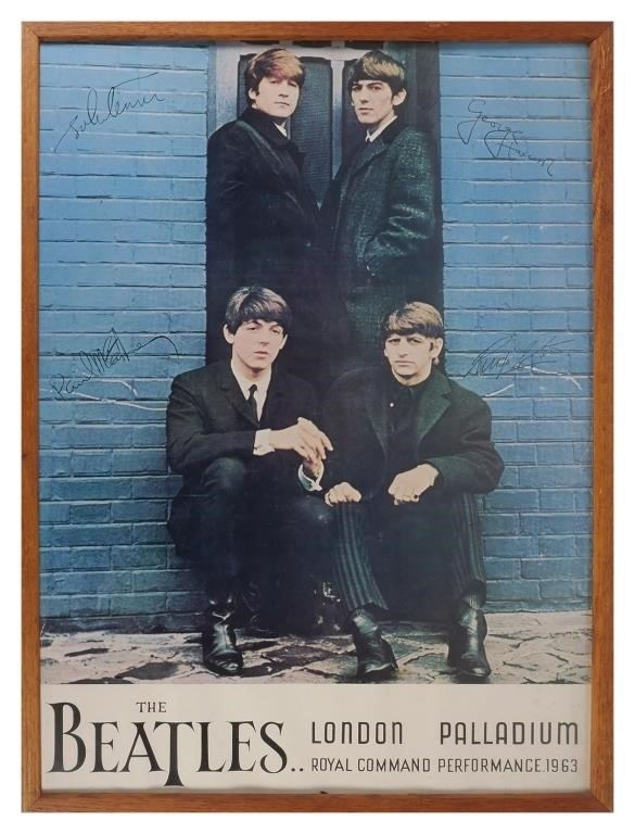 1963 BEATLES CONCERT POSTERVintage 30c172