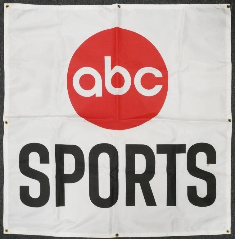 VINTAGE ABC SPORTS BANNERABC banner