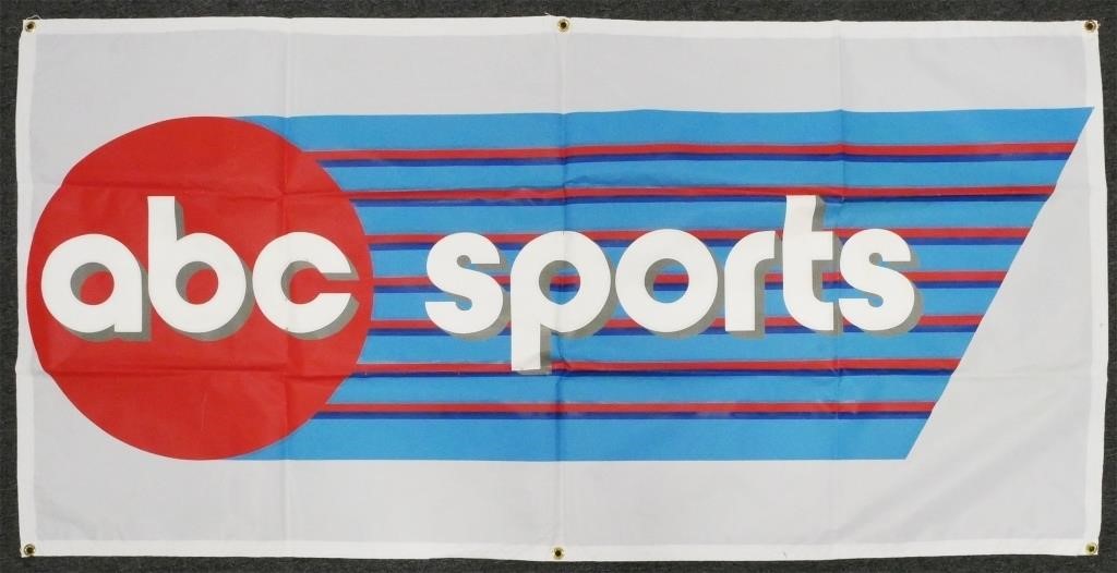 VINTAGE ABC SPORTS BANNERCBS Sports 30c187