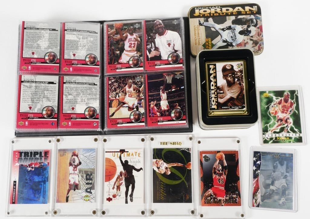 MICHAEL JORDAN BASKETBALL BASEBALL CARDSLot