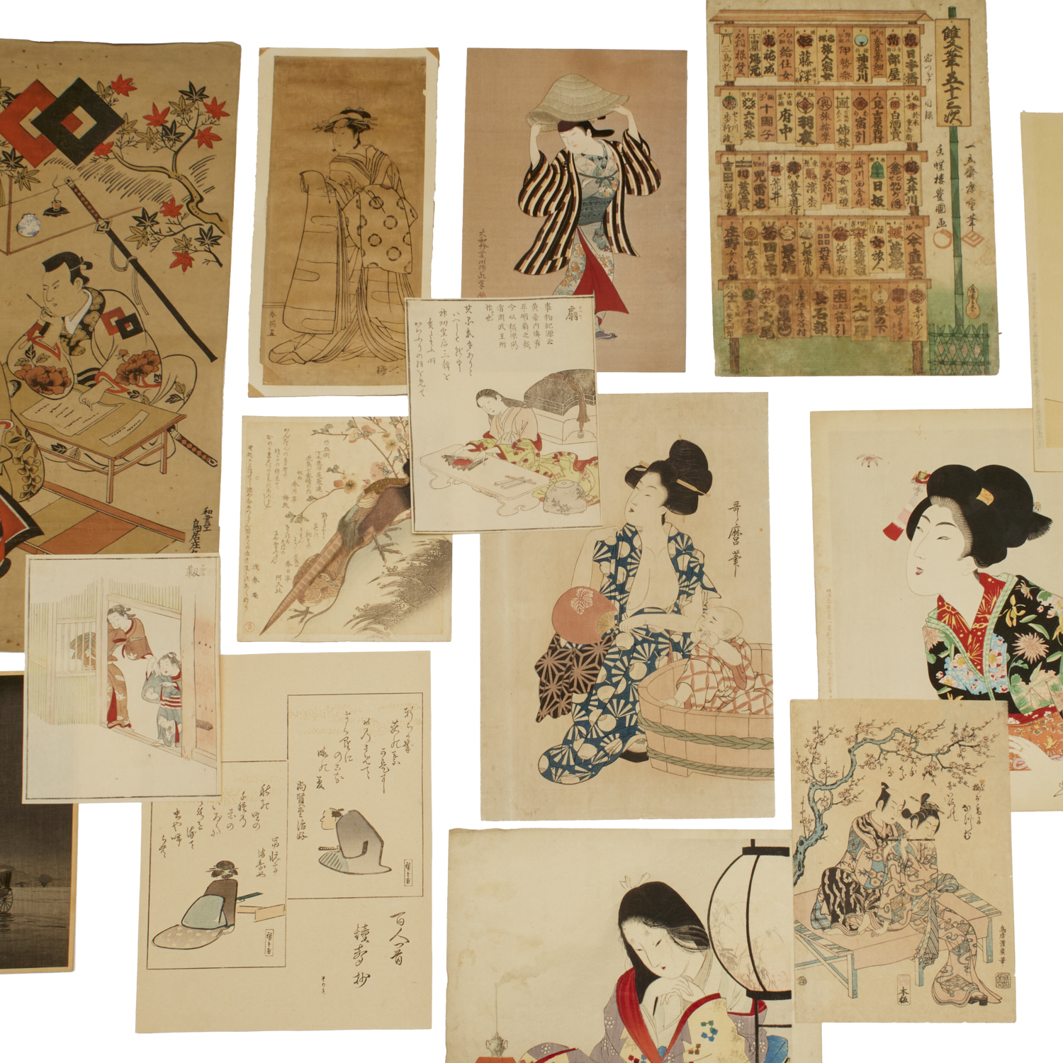 COLLECTION 15 JAPANESE WOODBLOCK 30c1e3