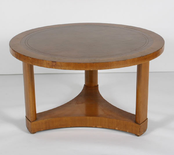 Dunbar bleached mahogany cocktail table