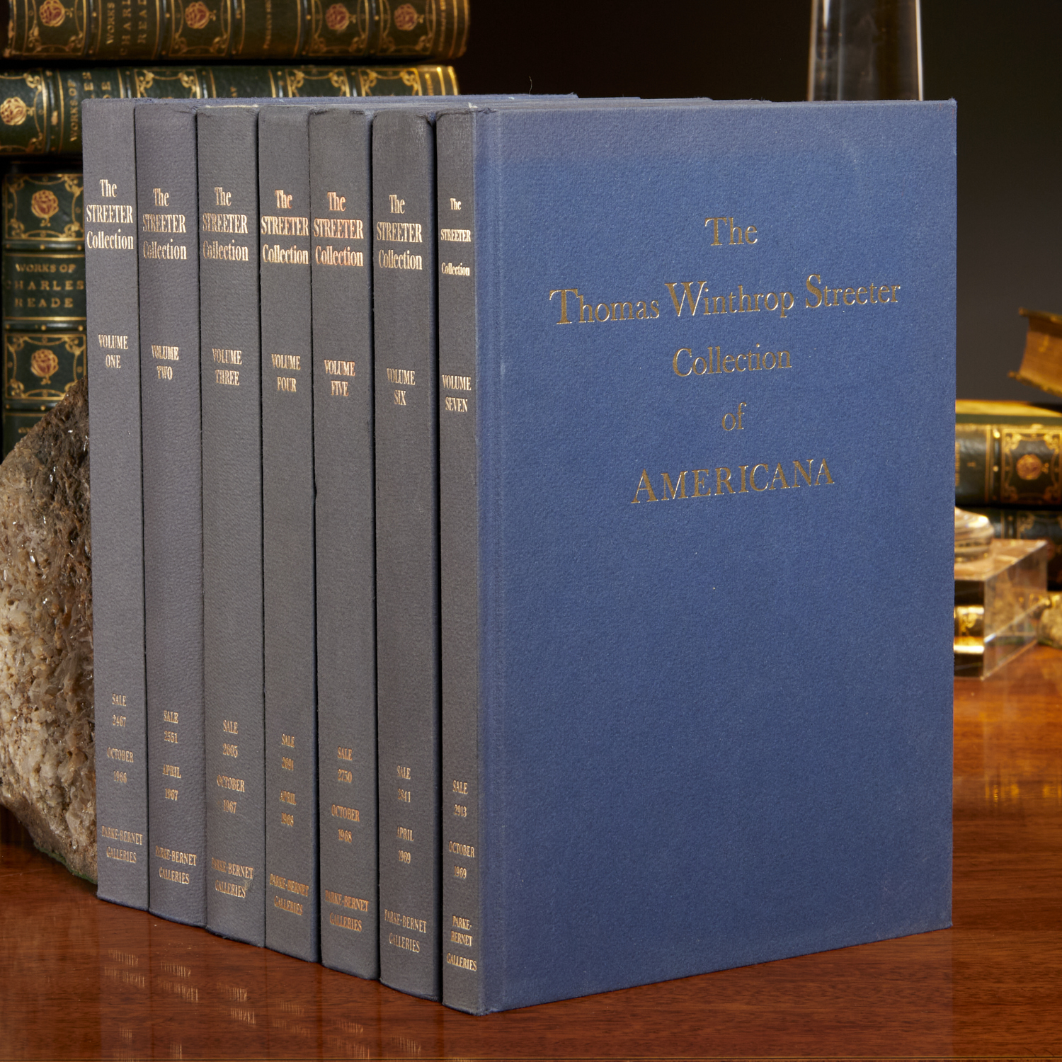 (7) VOLS. STREETER COLLECTION OF AMERICANA