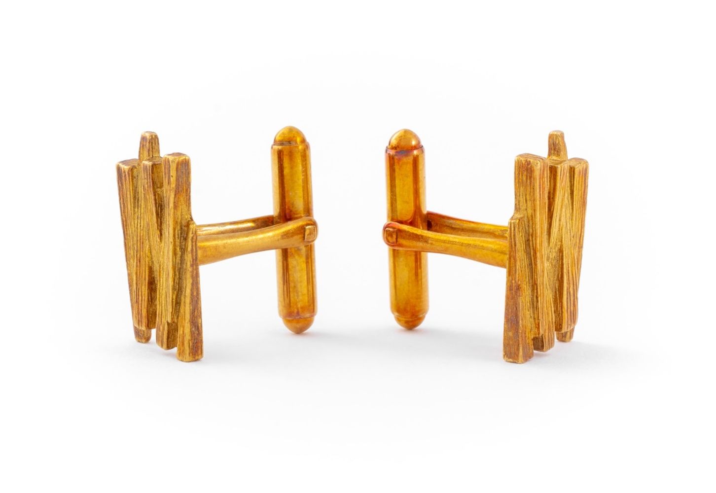 18K YELLOW GOLD CUFFLINKS 18K yellow