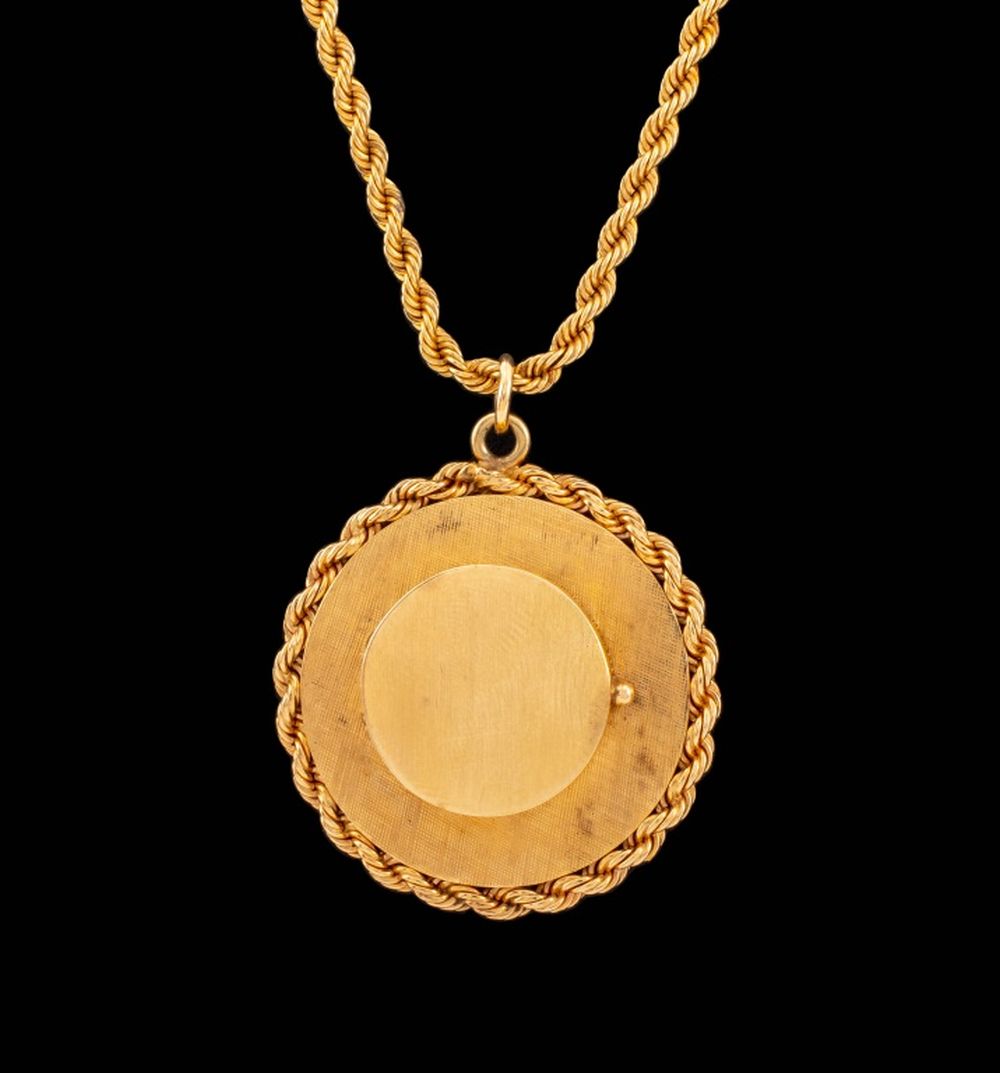 14K YELLOW GOLD MEMENTO PENDANT 30c29b