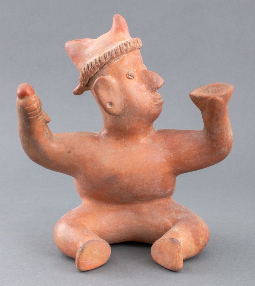 PRE COLUMBIAN COLIMA REDWARE FIGURAL 30c30b