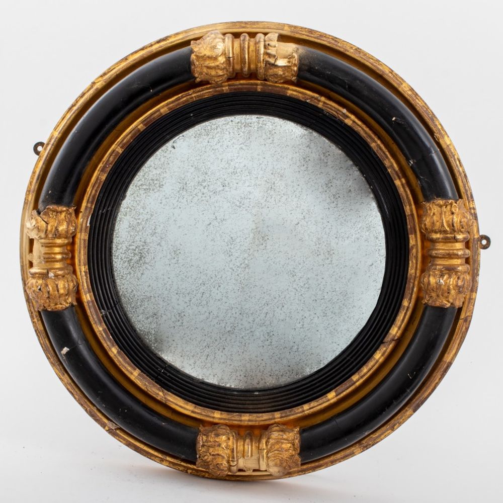 REGENCY PARCEL GILT AND EBONIZED