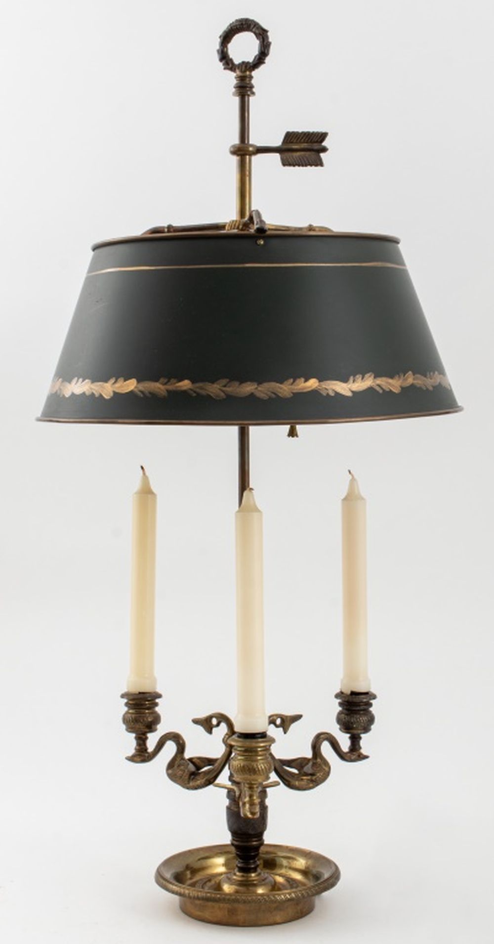 LOUIS XV STYLE THREE LIGHT BOUILOTTE