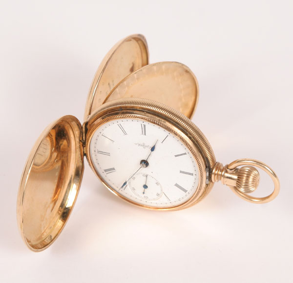 Ladies Elgin 14K Gold pocket watch 1886.