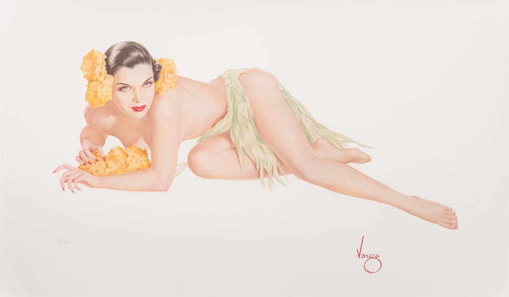 ALBERTO VARGAS PIN-UP LITHOGRAPH