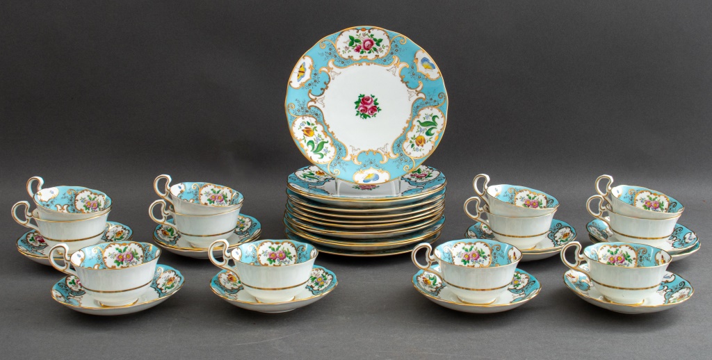 FENTON BONE CHINA OLD SEVRES TEA SERVICE