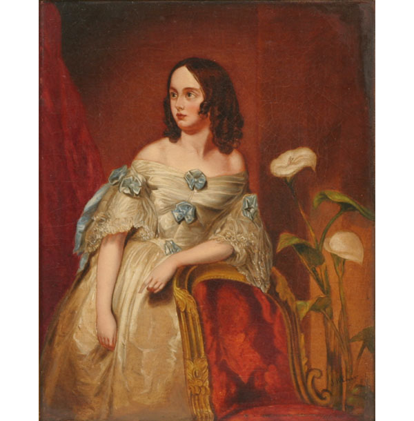 Mid. 19th Century Romantic portrait
