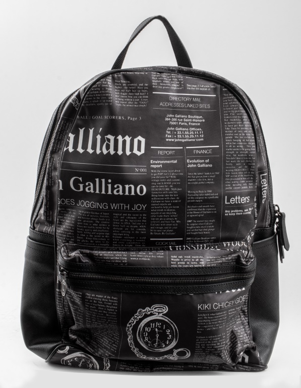 JOHN GALLIANO NEWSPRINT PATTERN