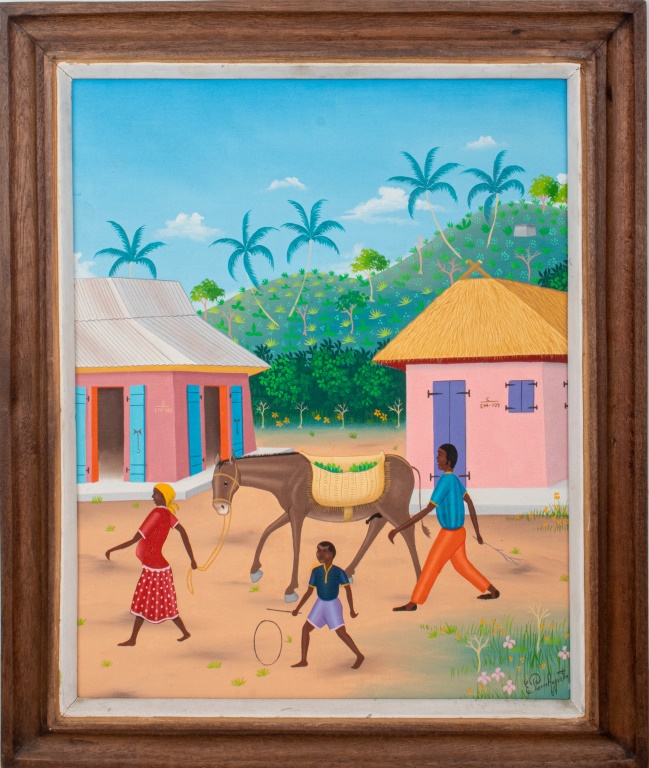 PIERRE AUGUSTIN HAITIAN FOLK ART 30c43f