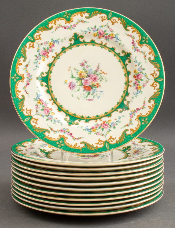 MYOTT CHINA "SEVRES" PATTERN DINNER