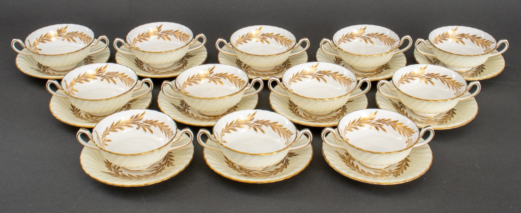 MINTON GOLDEN SYMPHONY PART PORCELAIN