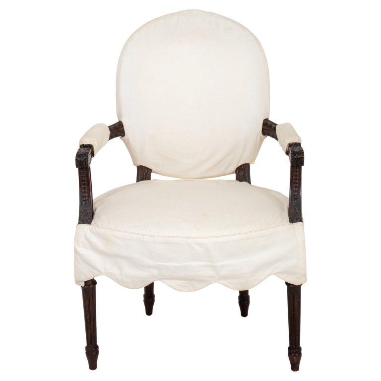 GEORGE III STYLE ARMCHAIR IN THE