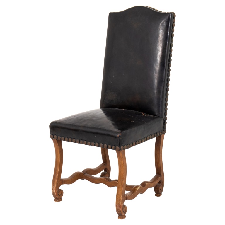 BAROQUE STYLE LEATHER UPHOLSTERED 30c453