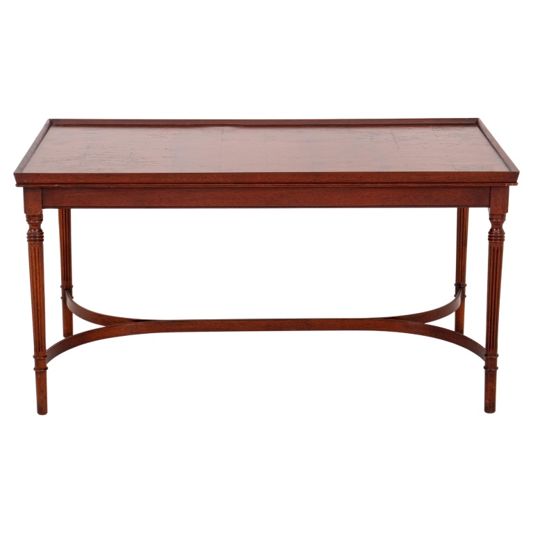OYSTER WALNUT MARQUETRY LOW TABLE 30c45d