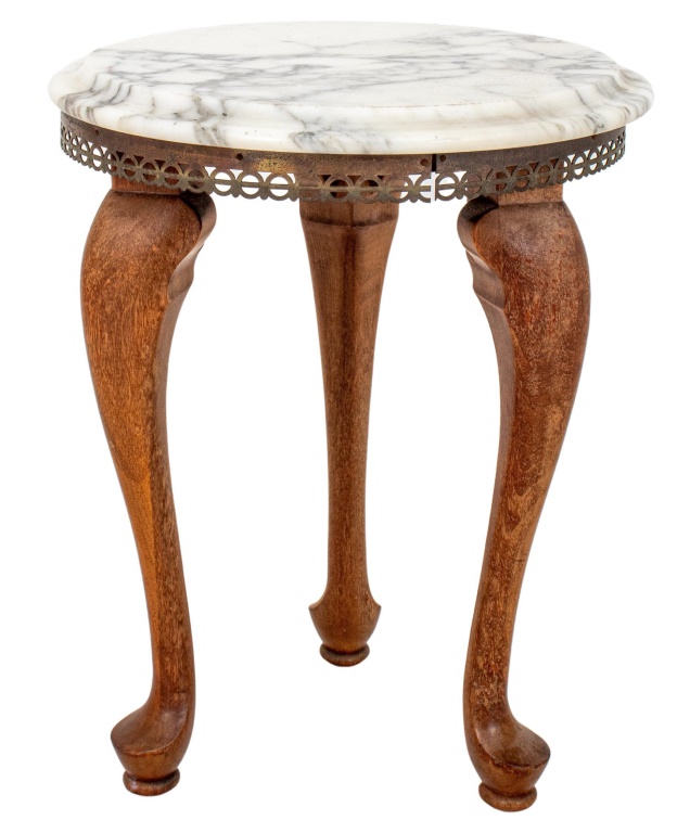 VICTORIAN STYLE MARBLE TOP WOOD 30c4bc