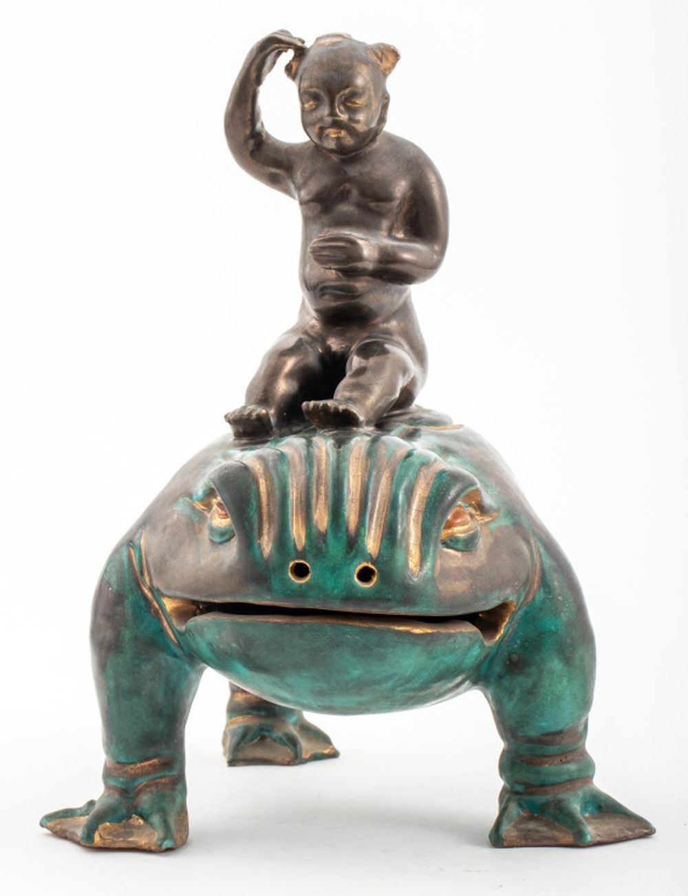 EUGENIO PATTARINO CERAMIC BOY ATOP 30c560