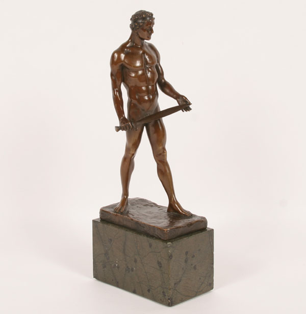 Bronze statue of classical male 4e08a