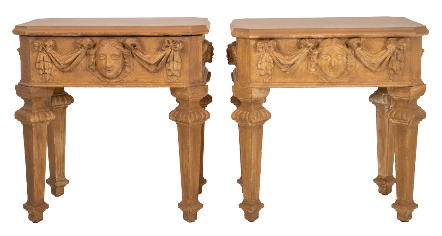 GEORGE II STYLE TABLES PAIR Two 30c56a