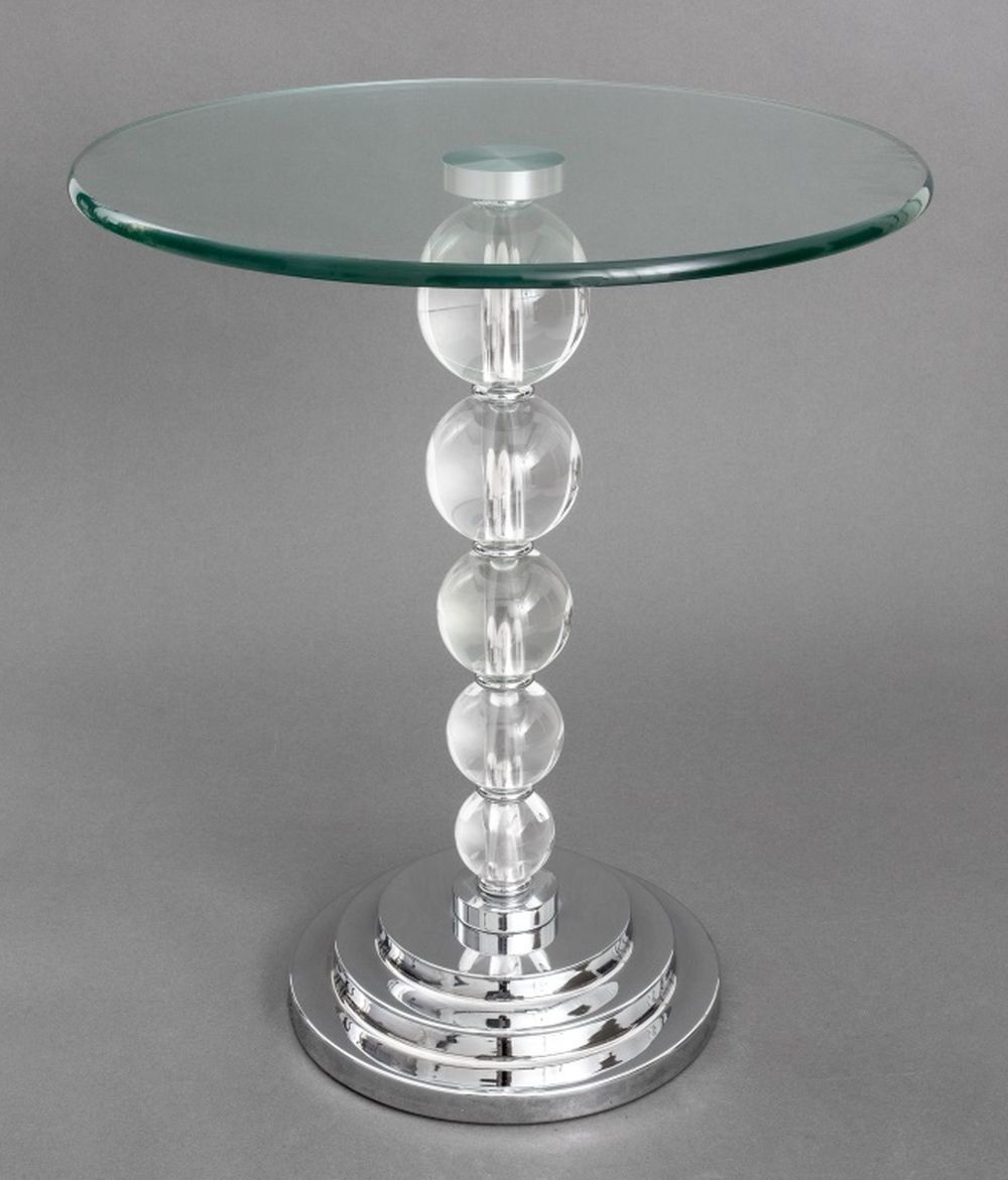 ART DECO STYLE GLASS OCCASIONAL