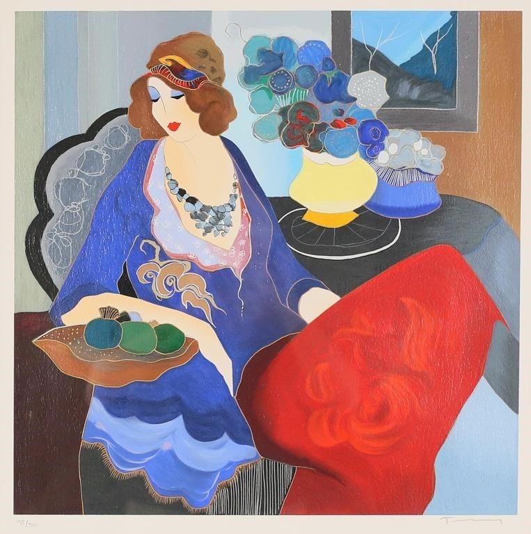 ITZCHAK TARKAY SERIGRAPH CELESTE IIItzchak