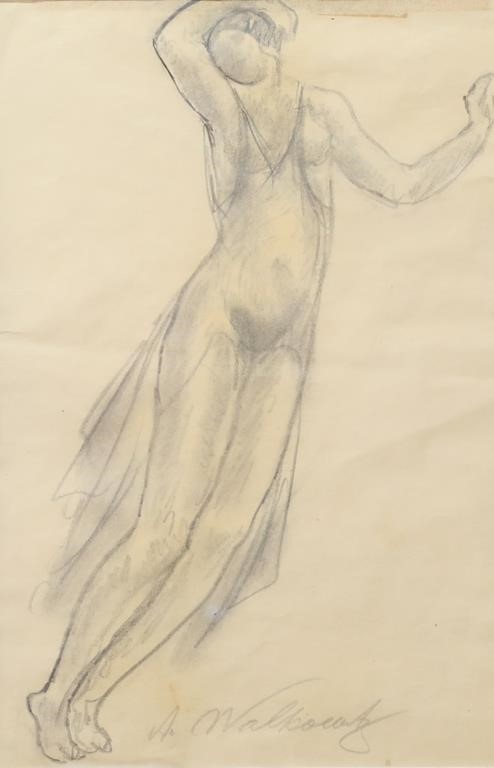 ALFRED WAHLBERG DRAWING DANCERAlfred 30c661