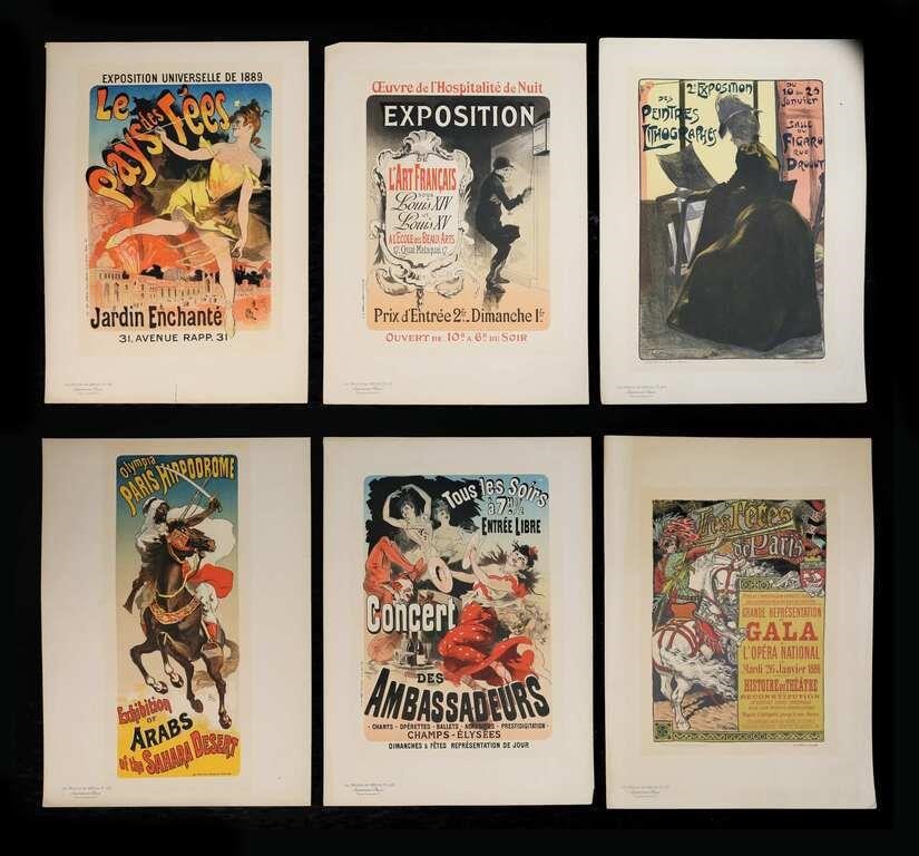 6 LES MAITRES DE L AFFICHE LITHOGRAPHS6 30c66b