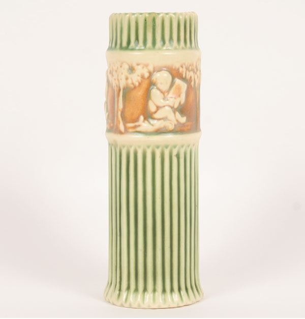 Roseville Donatello vase; remnants