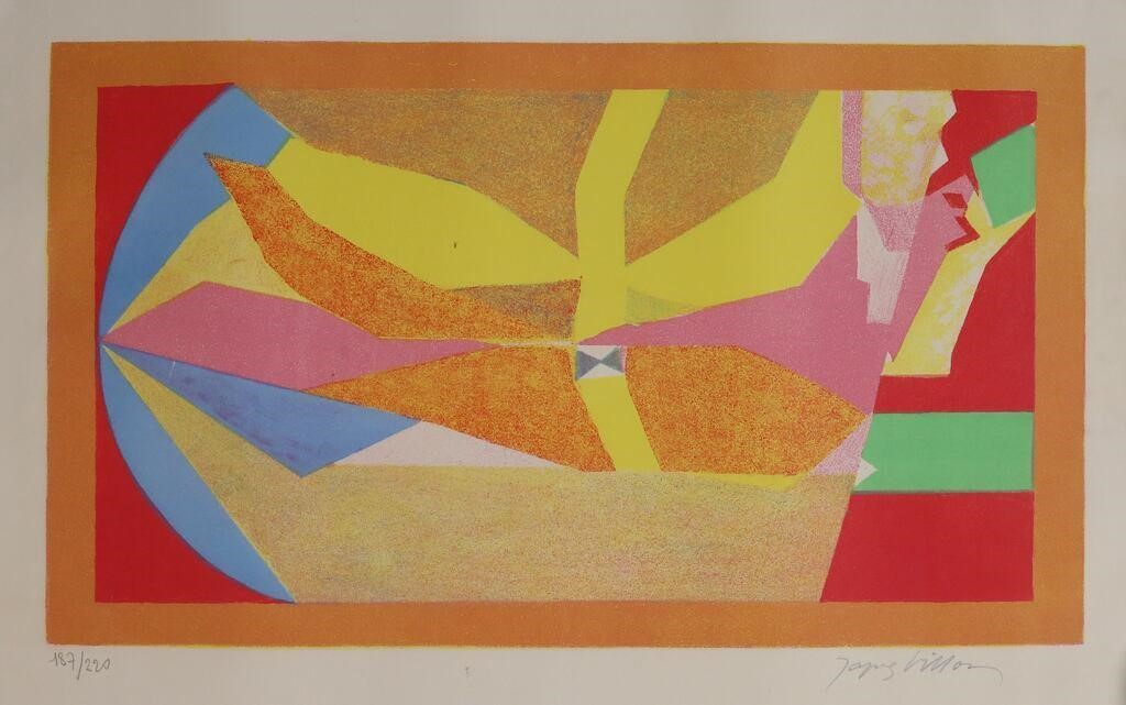 JACQUES VILLON LITHOGRAPH ABSTRACTJacques 30c687