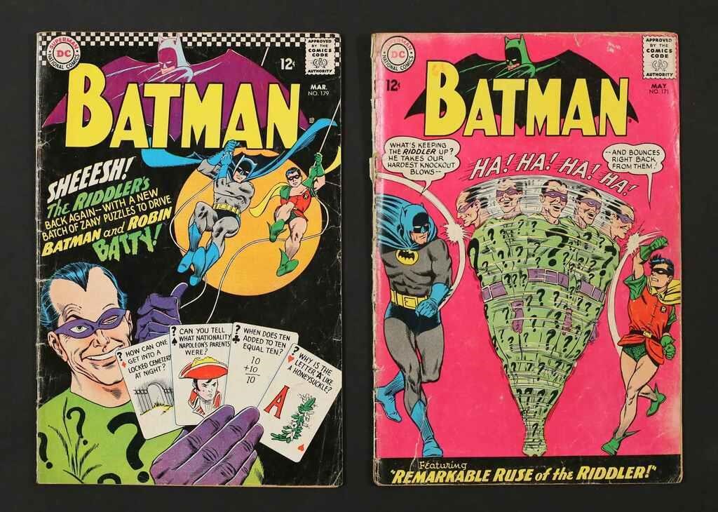 BATMAN 171 AND 179 1ST SILVER AGE