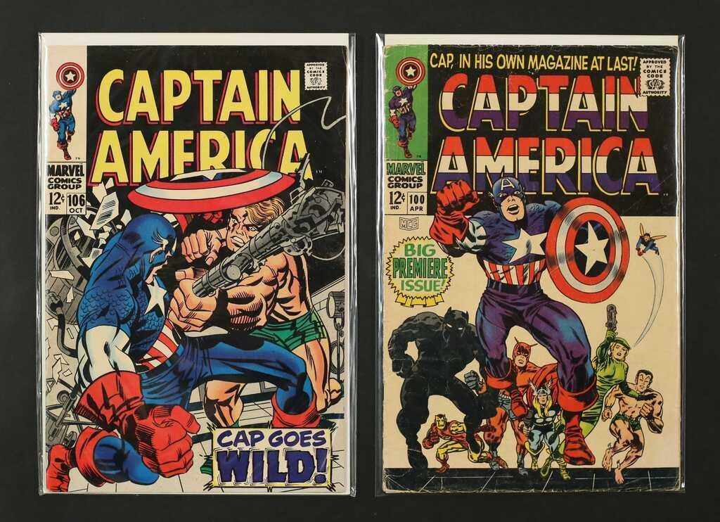 CAPTAIN AMERICA 100 AND 106Marvel 30c712