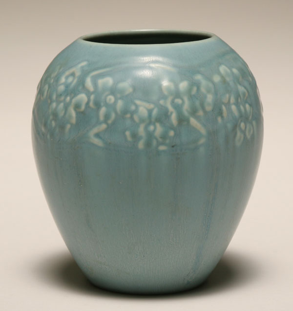 Rookwood floral art pottery vase