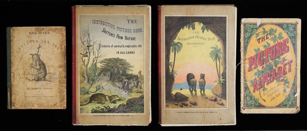 2 INSTRUCTIVE PICTURE BOOKS QUADRAPEDS 30c756