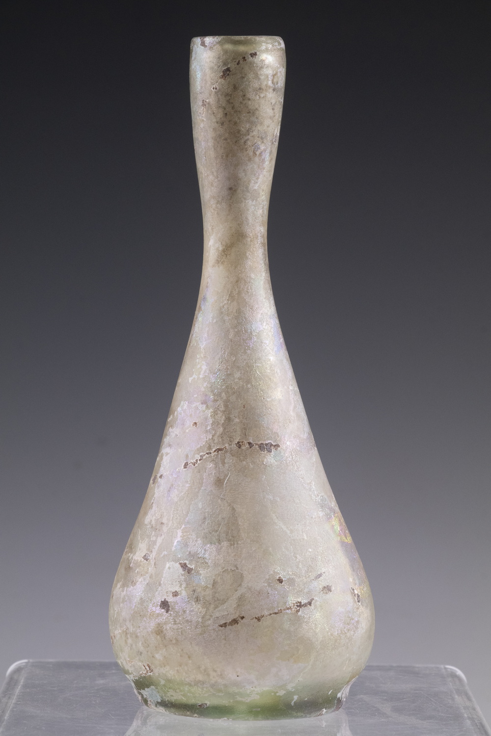 ROMAN GLASS VESSEL, LARGE BOTTLE