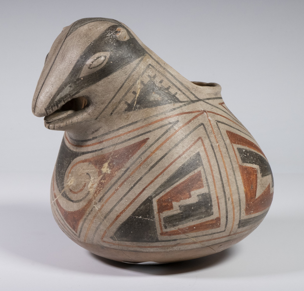 BADGER EFFIGY JAR From Arizona region